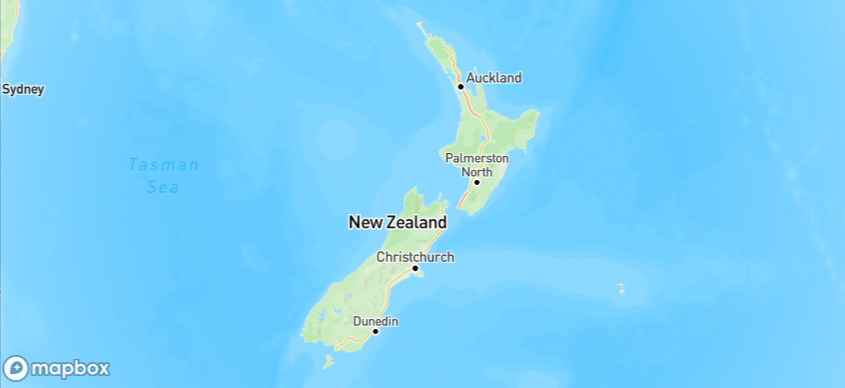 New Zealand Map